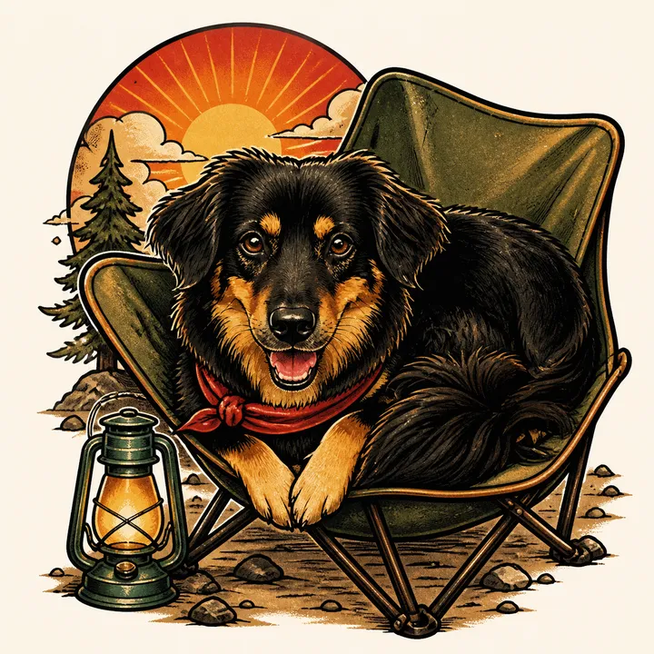 American Retro Narrative design example